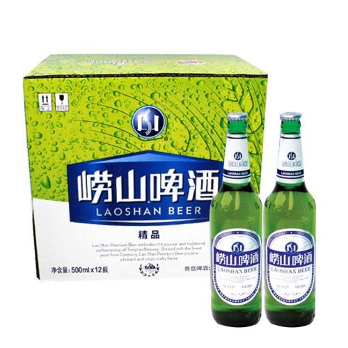 崂山精品啤酒500ml*12/瓶/件